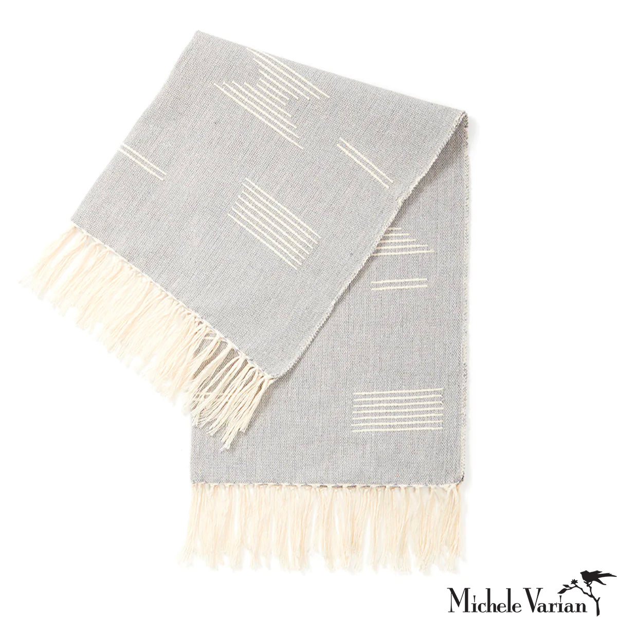 Shapes Tea Towel Grey Michele Varian Shop