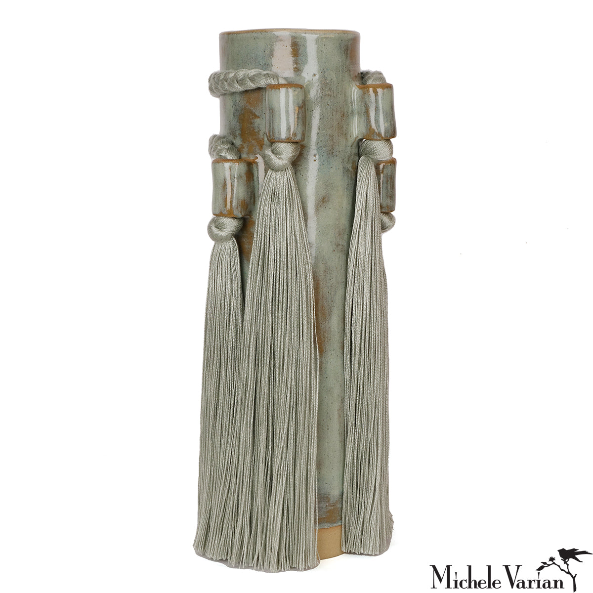 Tassel Vase - #735 Sage