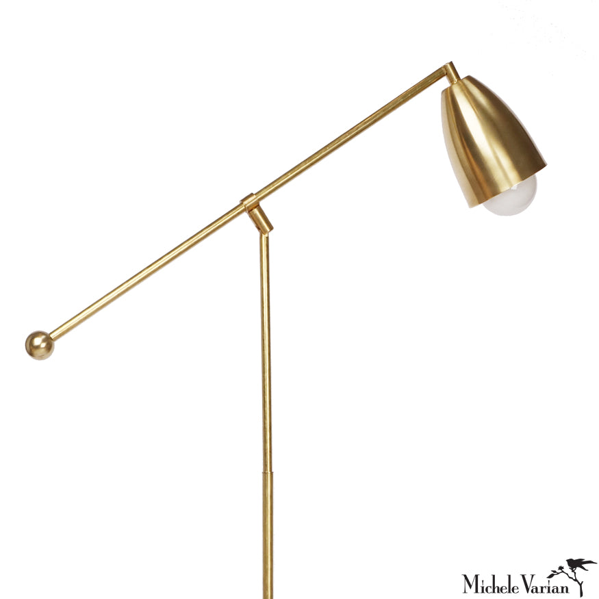 Brass Cone Axis Floor Lamp– Michele Varian Shop