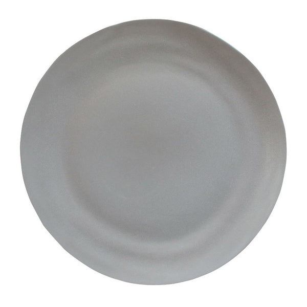 Matte Porcelain Dinner Plate Grey Set of 4
