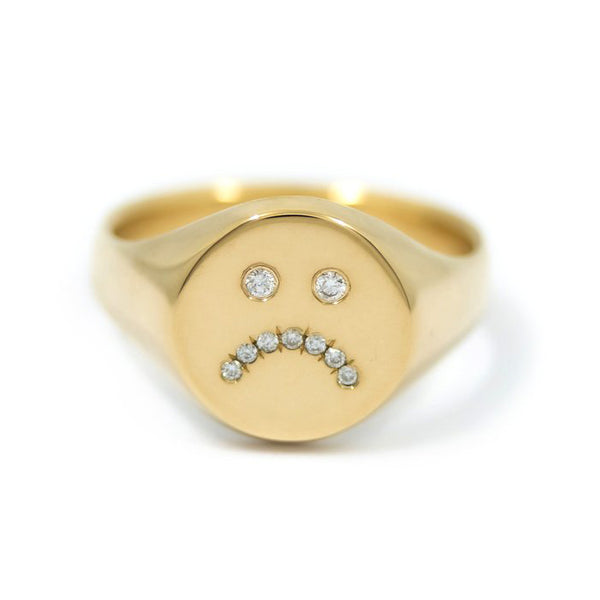 Sad high quality ring ring necklace