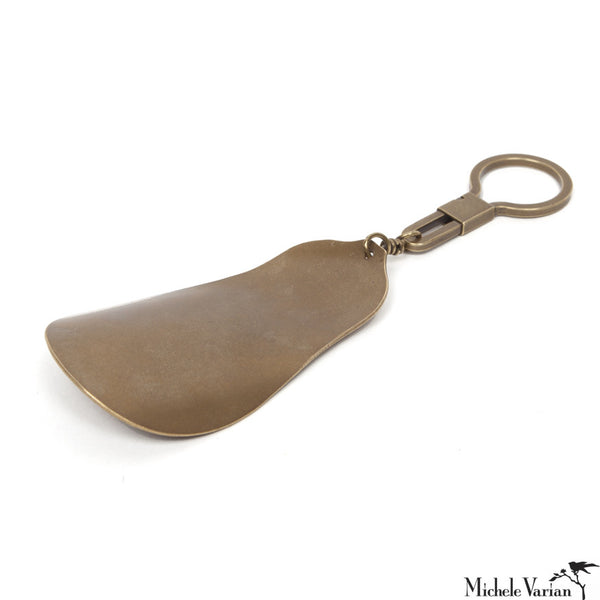 Brass Keychain Shoehorn