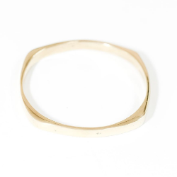 Brass Square Bangle– Michele Varian Shop