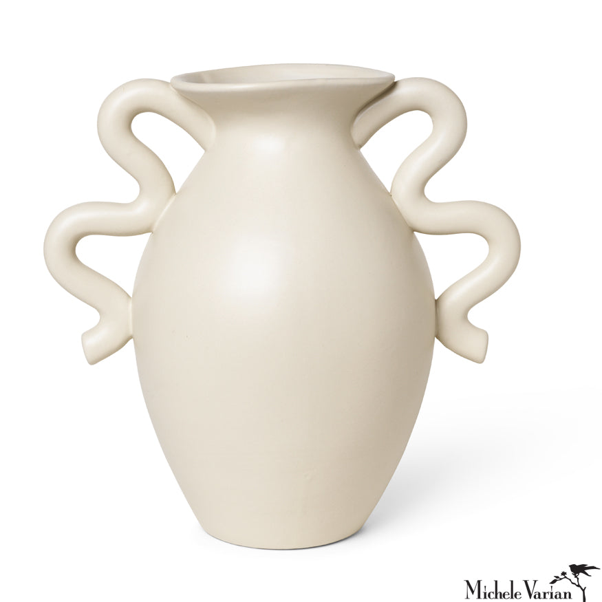 Harden Eksempel Begrænsninger Verso Vase Creme– Michele Varian Shop